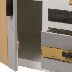 Ridgevalley Kommode Souper - Eukalyptus massiv - Weiß / Schwarz -Wohnzimmermöbel boutique en ligne 1000270703 210602 06134100230 DETAILS P000000001000270703