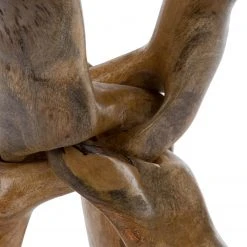 Ridgevalley Beistelltisch Sandy - Glas / Mango massiv - Mango -Wohnzimmermöbel boutique en ligne 1000270704 210602 06134200235 DETAILS P000000001000270704