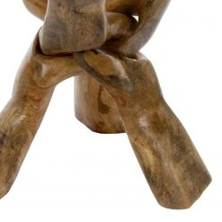 Ridgevalley Beistelltisch Sandy - Glas / Mango massiv - Mango -Wohnzimmermöbel boutique en ligne 1000270704 210602 06134200236 DETAILS P000000001000270704