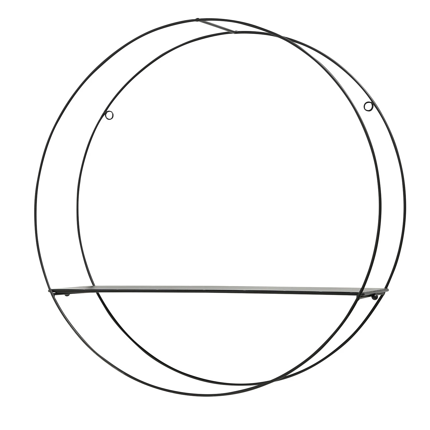 Boltze Wandregal Franco II (3er-Set) - Metall - Schwarz 2 Boltze Wandregal Franco II (3er-Set) - Metall - Schwarz – Bild 2