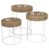 Boltze Beistelltisch Elo (3er-Set) - Beige