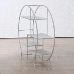 Boltze Regal Carlton - Metall - Weiß -Wohnzimmermöbel boutique en ligne 1000270910 210709 14012400116 DETAILS P000000001000270910