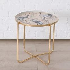 Boltze Beistelltisch Krano (3er-Set) - Metall - Gold / Mehrfarbig -Wohnzimmermöbel boutique en ligne 1000270929 210709 14015000136 DETAILS P000000001000270929