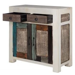 Wolf-Möbel Kommode Goa White - Mango teilmassiv - Mango Vintage Weiß -Wohnzimmermöbel boutique en ligne 1000271076 220406 031 DETAILS P000000001000271076