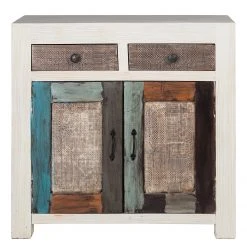 Wolf-Möbel Kommode Goa White - Mango teilmassiv - Mango Vintage Weiß -Wohnzimmermöbel boutique en ligne 1000271076 220406 033 DETAILS P000000001000271076