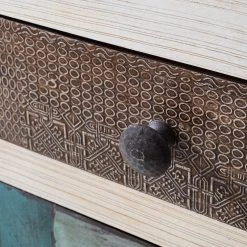 Wolf-Möbel Kommode Goa White - Mango teilmassiv - Mango Vintage Weiß -Wohnzimmermöbel boutique en ligne 1000271076 220621 031 DETAILS P000000001000271076