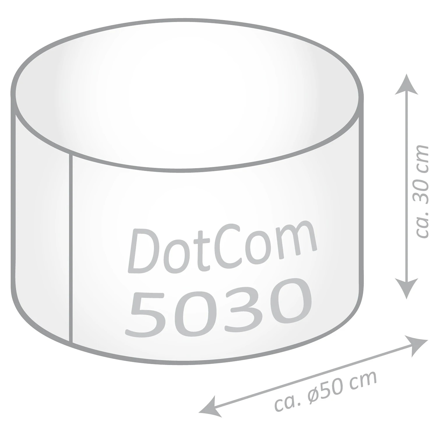 SITTING POINT Pouf DotCom Dart - Polyester - Schwarz 2 SITTING POINT Pouf DotCom Dart - Polyester - Schwarz – Bild 2