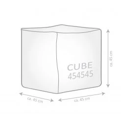 SITTING POINT Cube Manacor - Baumwolle / Polyester - Beige 5 SITTING POINT Cube Manacor - Baumwolle / Polyester - Beige -Wohnzimmermöbel boutique en ligne 1000271365 210610 15410500114 SKETCH DETAILS P000000001000271365 sketch