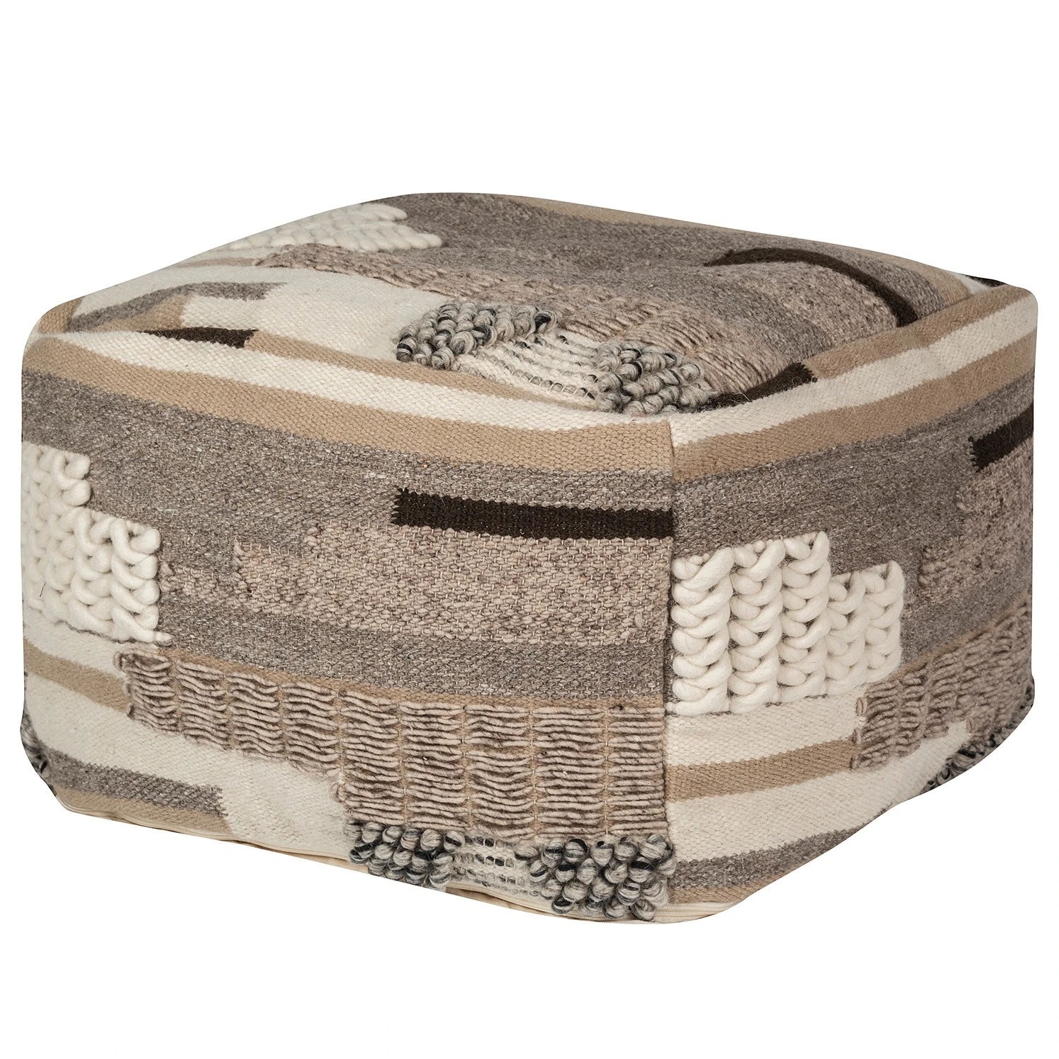 SITTING POINT Pouf Yakka Loft - Wolle / Polyester - Beige 1 SITTING POINT Pouf Yakka Loft - Wolle / Polyester - Beige