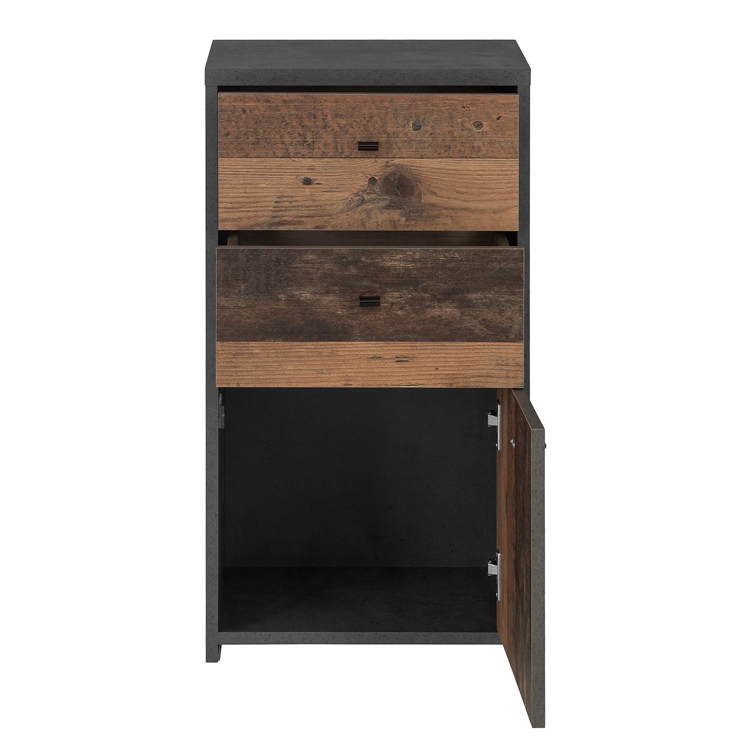 Loftscape Kommode Rison I - Dunkelgrau / Altholz Dekor 4 Loftscape Kommode Rison I - Dunkelgrau / Altholz Dekor – Bild 4