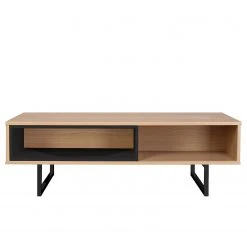 Loftscape TV-Lowboard Borsh - Echtholzfurnier - Eiche / Schwarz 7 Loftscape TV-Lowboard Borsh - Echtholzfurnier - Eiche / Schwarz -Wohnzimmermöbel boutique en ligne 1000273407 210611 15403100005 DETAILS P000000001000273407