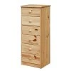 Naturoo Kommode Bekasi I - Kiefer massiv - Höhe: 106 cm