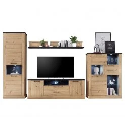 Ridgevalley Schrank Nanda I - Eiche Artisan Dekor / Eiche Schwarz Dekor -Wohnzimmermöbel boutique en ligne 1000273440 210610 07544700021 DETAILS P000000001000273440