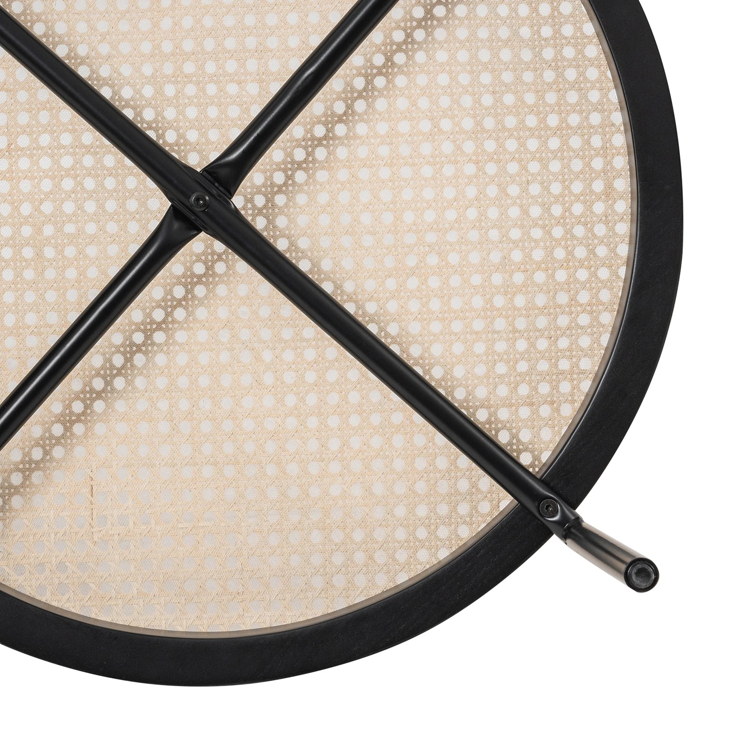 Studio Copenhagen Couchtisch Cyra - Rattan / Metall - Rattan / Schwarz 8 Studio Copenhagen Couchtisch Cyra - Rattan / Metall - Rattan / Schwarz – Bild 8