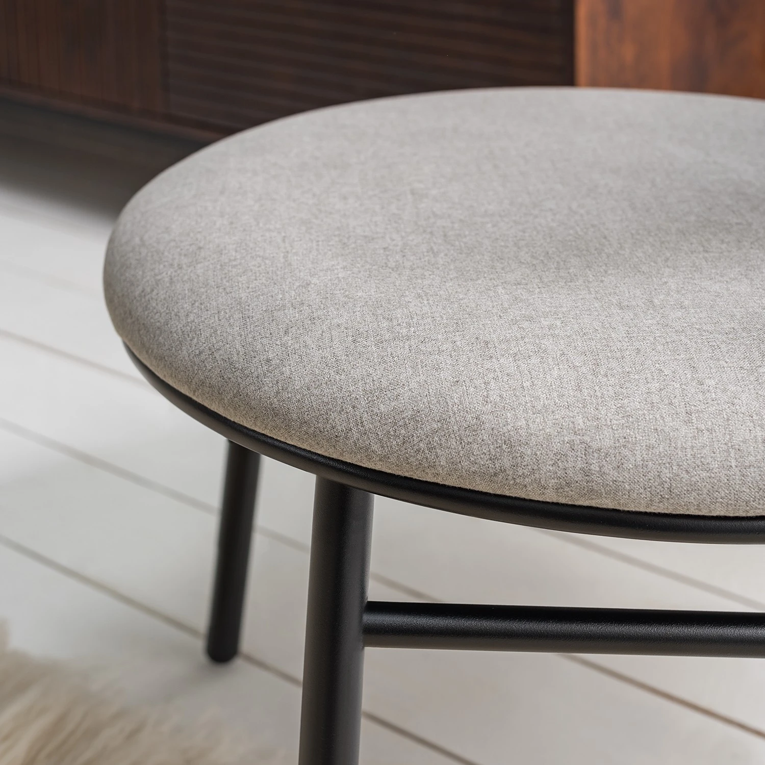 Studio Copenhagen Loungesessel Embi - Webstoff / Metall - Grau / Schwarz 6 Studio Copenhagen Loungesessel Embi - Webstoff / Metall - Grau / Schwarz – Bild 6