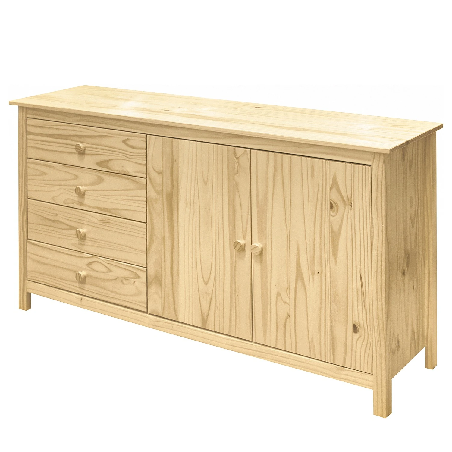 Naturoo Sideboard Bekasi II - Kiefer massiv 1 Naturoo Sideboard Bekasi II - Kiefer massiv