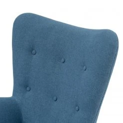 Mørteens Sessel Gimli - Webstoff / Esche massiv - Jeansblau -Wohnzimmermöbel boutique en ligne 1000273486 220420 050 DETAILS P000000001000273486