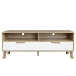 Norrwood TV-Lowboard Ibo - Weiß / Eiche Artisan Dekor 12 Norrwood TV-Lowboard Ibo - Weiß / Eiche Artisan Dekor -Wohnzimmermöbel boutique en ligne 1000273489 210615 13505700036 DETAILS P000000001000273489