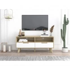 Norrwood TV-Lowboard Ibo - Weiß / Eiche Artisan Dekor 15 Norrwood TV-Lowboard Ibo - Weiß / Eiche Artisan Dekor -Wohnzimmermöbel boutique en ligne 1000273489 210615 13505800072 MOOD DETAILS P000000001000273489 mood
