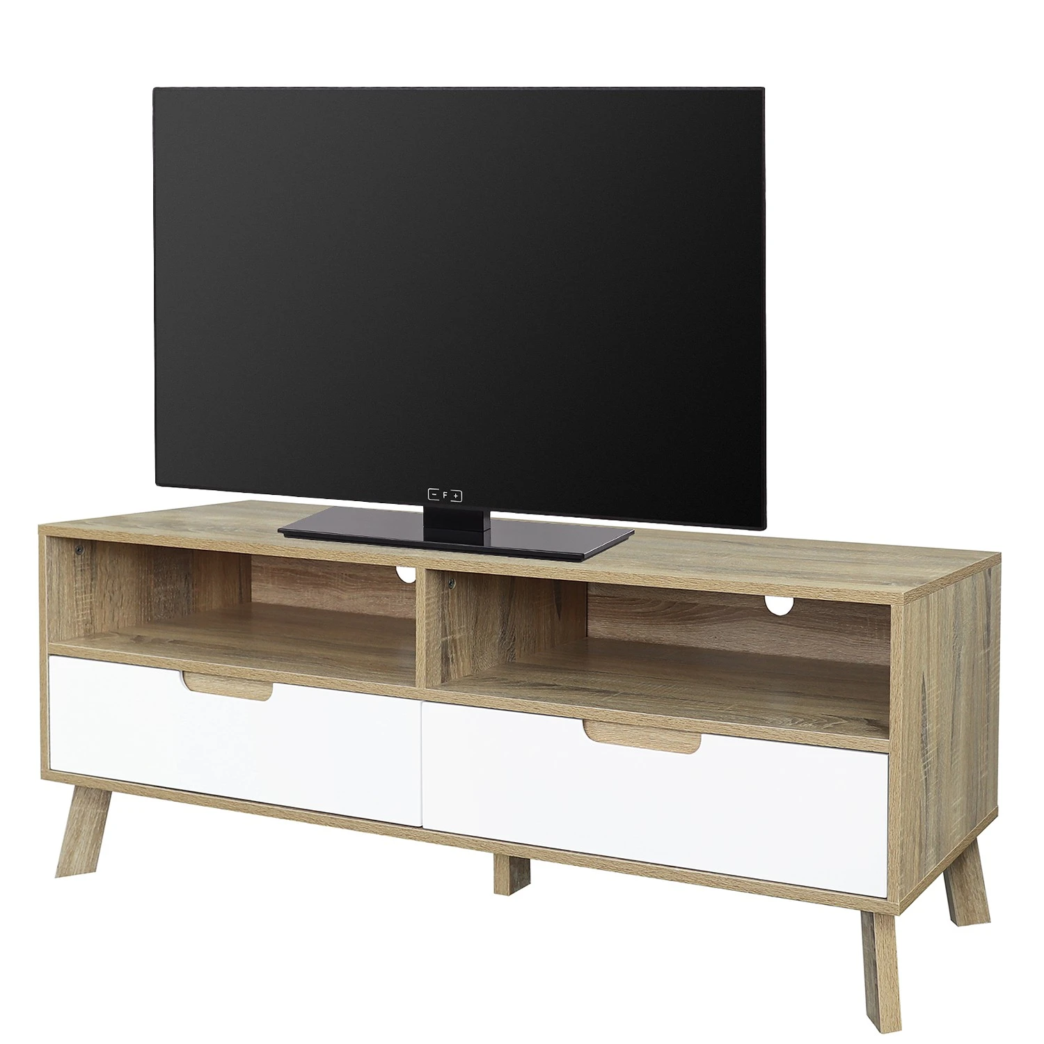 Norrwood TV-Lowboard Ibo - Weiß / Eiche Artisan Dekor 1 Norrwood TV-Lowboard Ibo - Weiß / Eiche Artisan Dekor