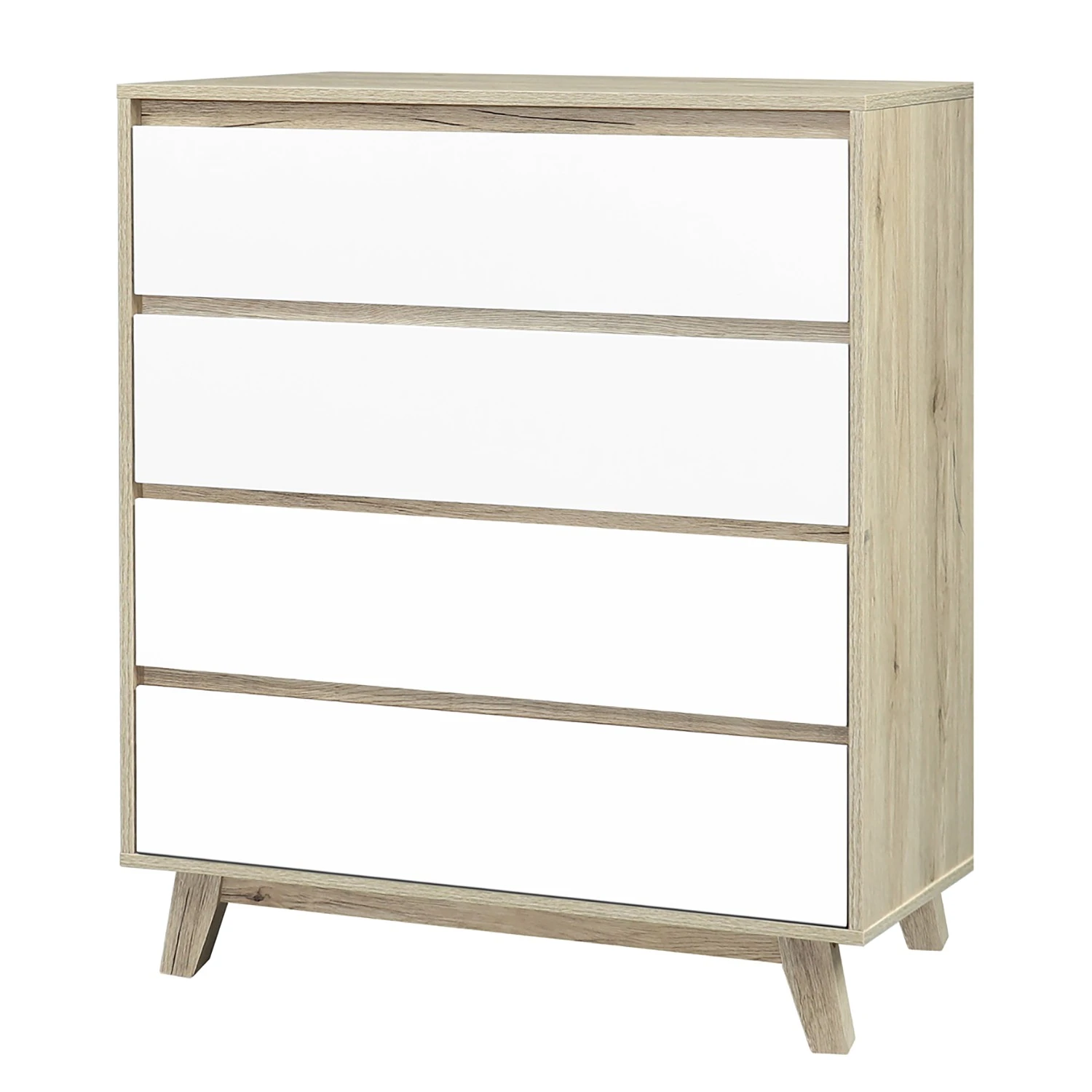 Norrwood Kommode Jano I - Weiß / Eiche Artisan Dekor 1 Norrwood Kommode Jano I - Weiß / Eiche Artisan Dekor