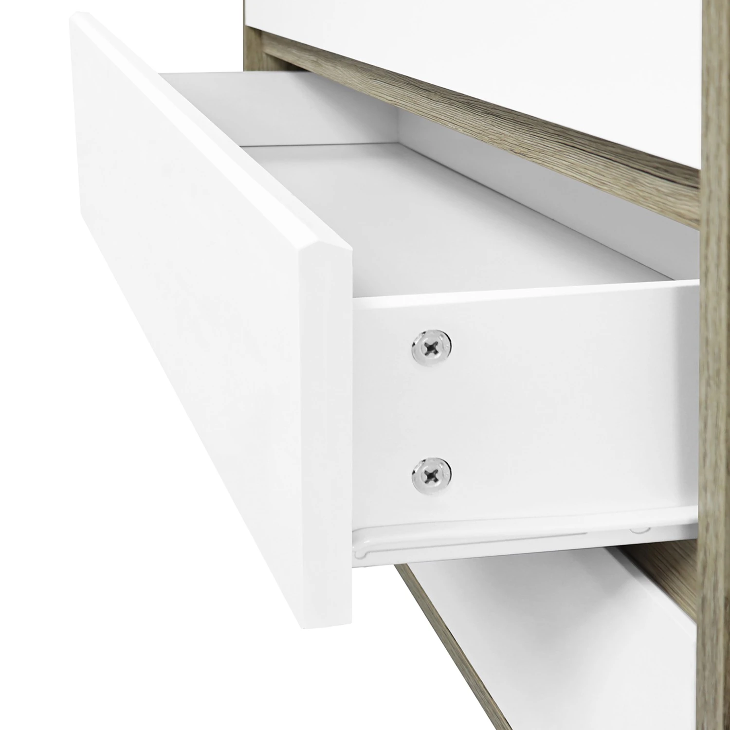 Norrwood Kommode Jano I - Weiß / Eiche Artisan Dekor 6 Norrwood Kommode Jano I - Weiß / Eiche Artisan Dekor – Bild 6