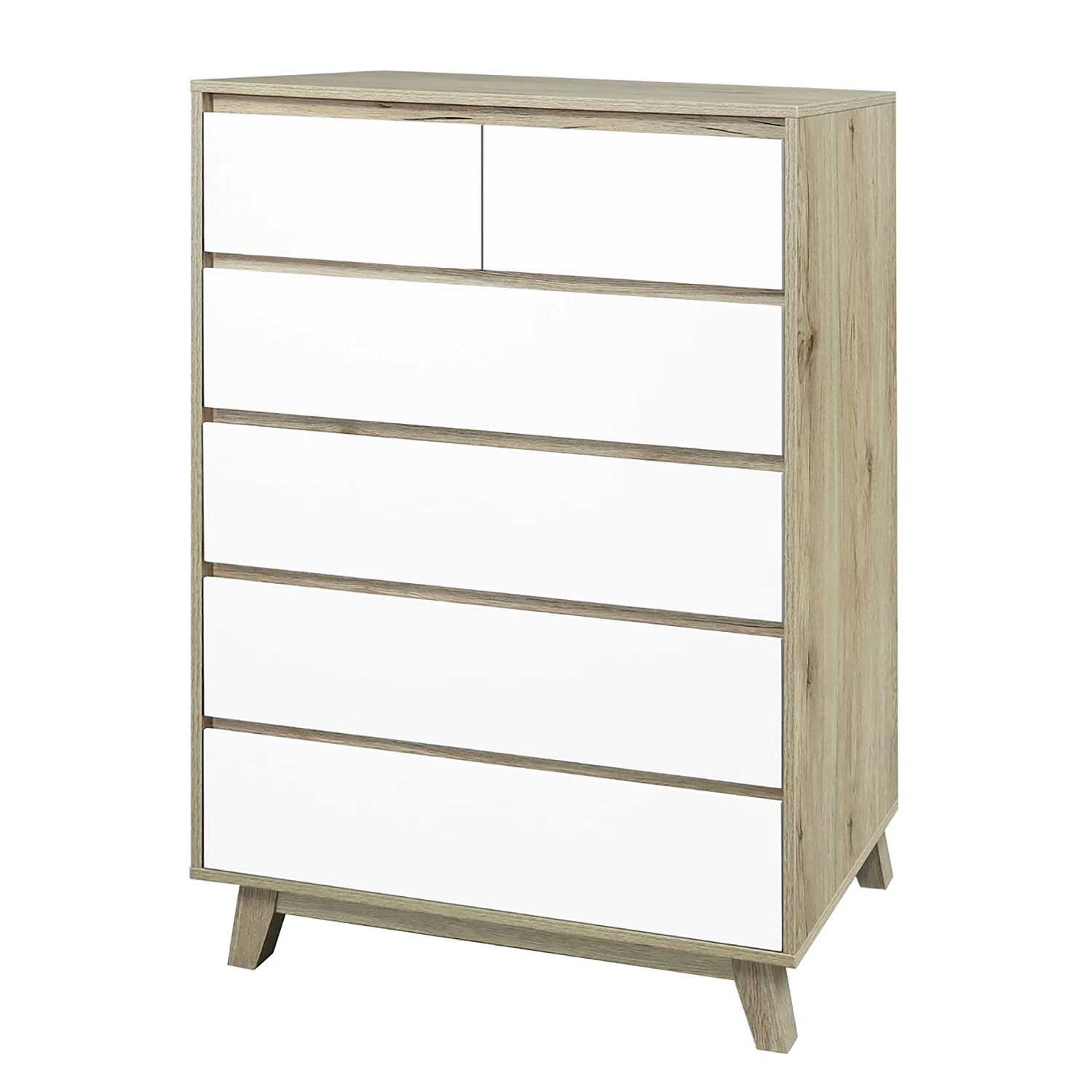 Norrwood Kommode Jano II - Weiß / Eiche Artisan Dekor 1 Norrwood Kommode Jano II - Weiß / Eiche Artisan Dekor