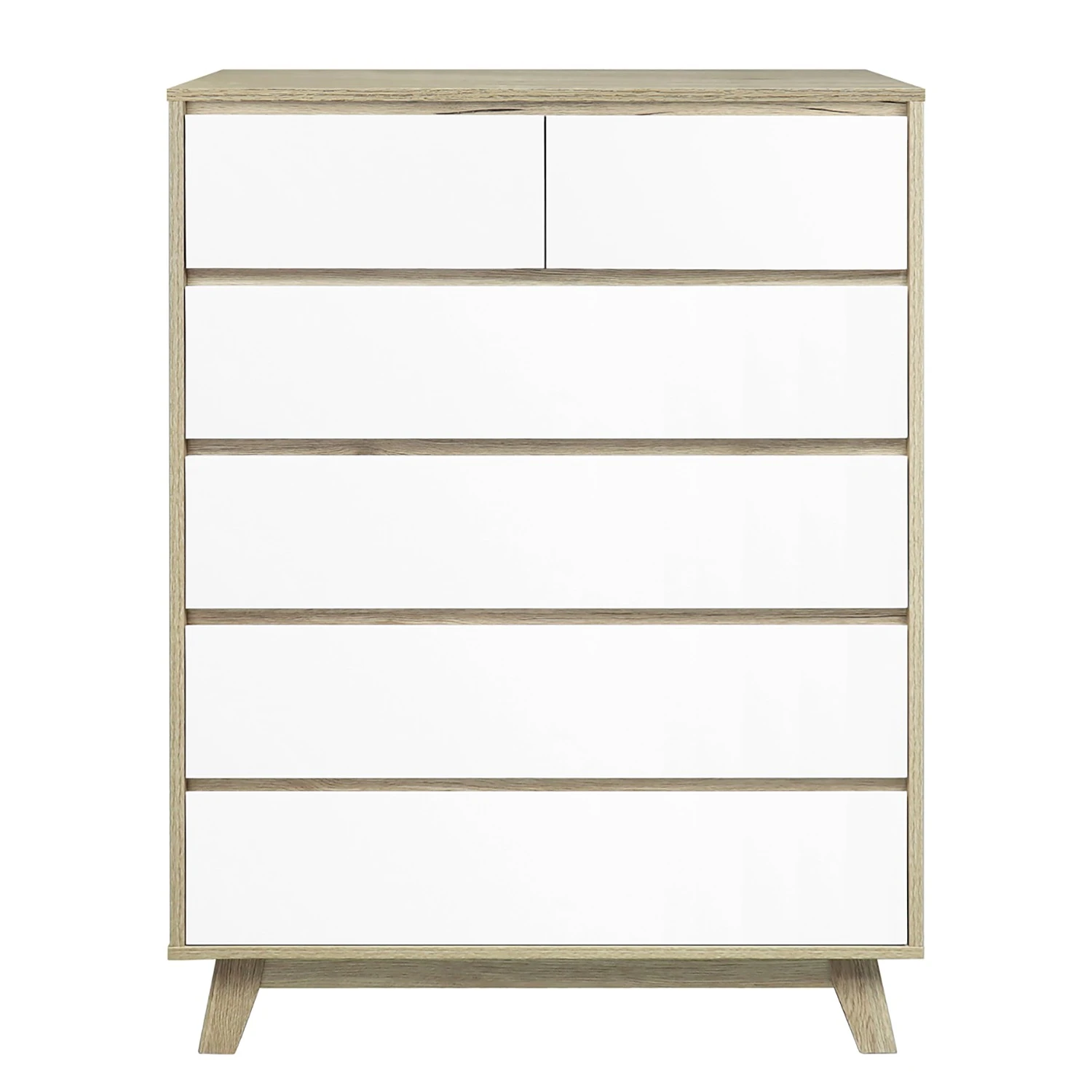 Norrwood Kommode Jano II - Weiß / Eiche Artisan Dekor 5 Norrwood Kommode Jano II - Weiß / Eiche Artisan Dekor – Bild 5