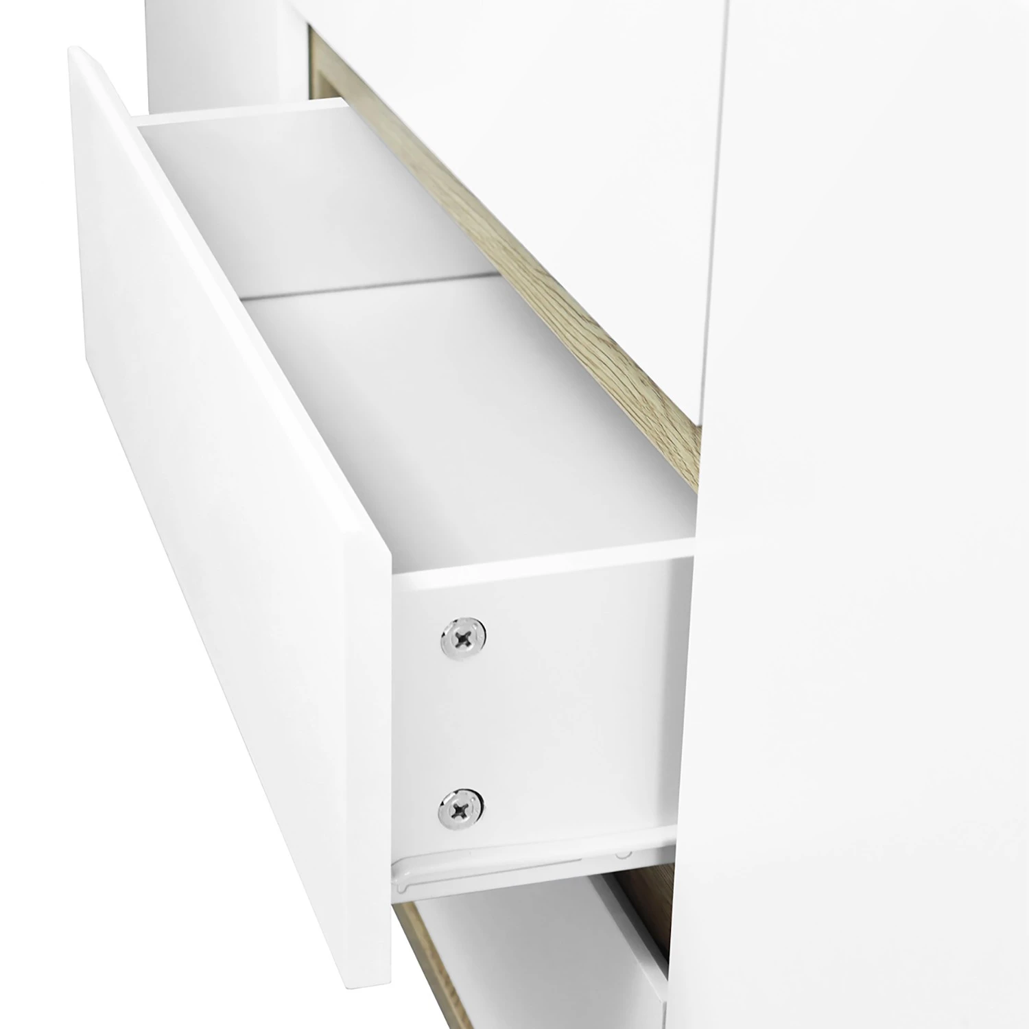 Norrwood Sideboard Jano - Weiß / Eiche Artisan Dekor 2 Norrwood Sideboard Jano - Weiß / Eiche Artisan Dekor – Bild 2