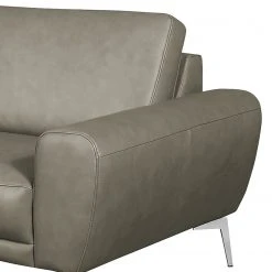 Loftscape Sofa Kerman (3-Sitzer) - Echtleder - Echtleder Nadra: Grau - Chrom glänzend -Wohnzimmermöbel boutique en ligne 1000274388 210721 13592800074 DETAILS P000000001000274388