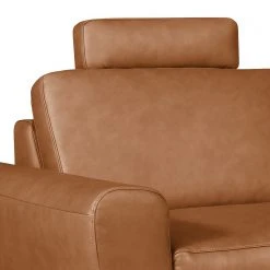 Loftscape Ecksofa Kerman - Echtleder - Echtleder Nadra: Cognac - Ottomane davorstehend rechts - Schwarz -Wohnzimmermöbel boutique en ligne 1000274410 210721 14005200140 DETAILS P000000001000274410