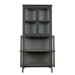 Red Living Vitrinenschrank Egelev - Kiefer massiv - Antik Schwarz 14 Red Living Vitrinenschrank Egelev - Kiefer massiv - Antik Schwarz -Wohnzimmermöbel boutique en ligne 1000275620 210630 12464400070 DETAILS P000000001000275620