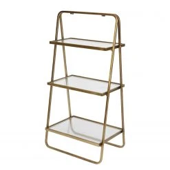 Red Living Regal Kajsa - Glas / Metall - Antik Gold