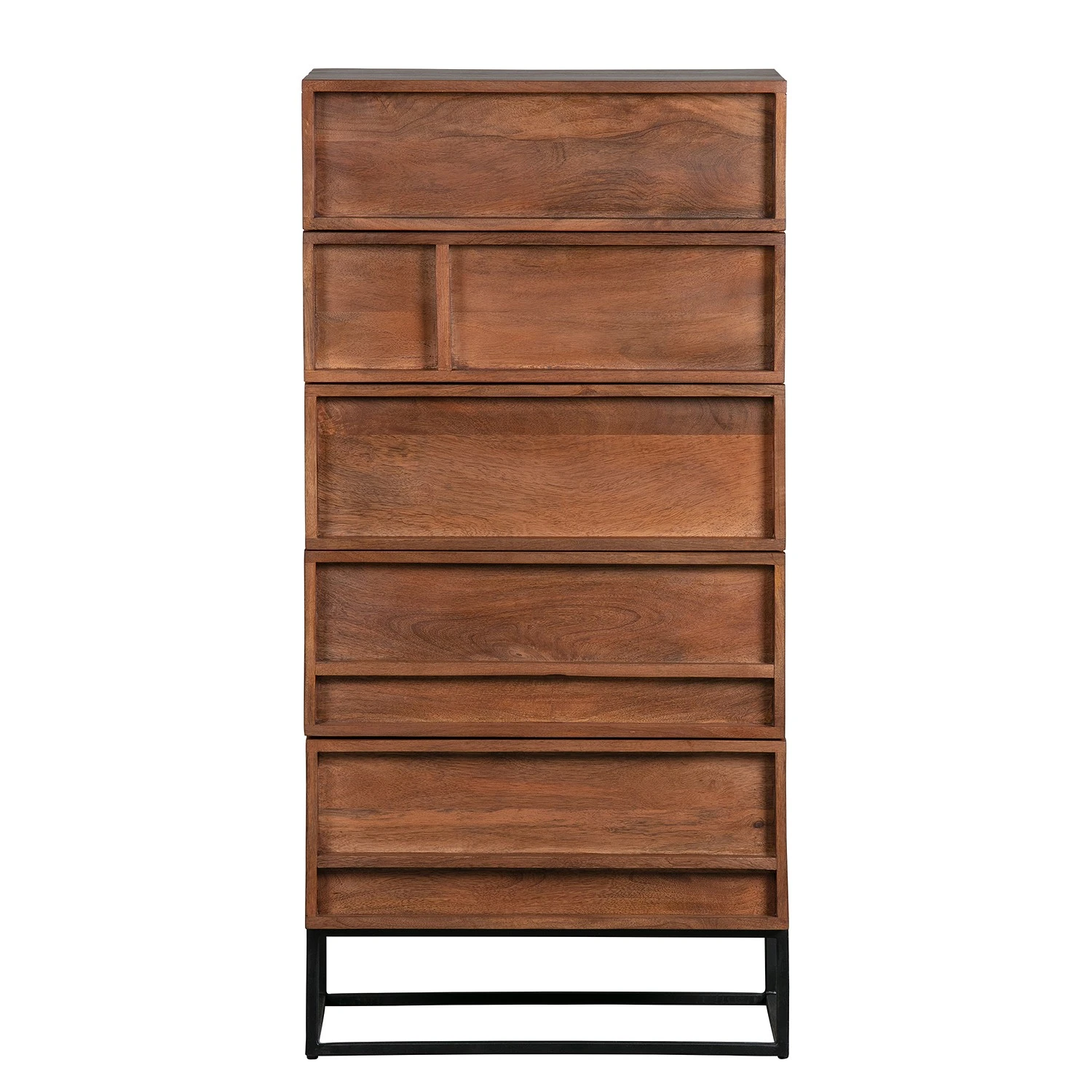 Red Living Kommode Borro I - Mango massiv / Metall - Mango / Schwarz 4 Red Living Kommode Borro I - Mango massiv / Metall - Mango / Schwarz – Bild 4