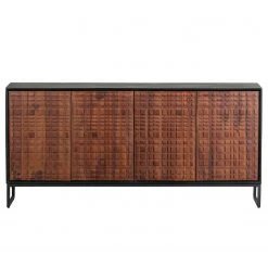 Red Living Sideboard Dynk - Sheesham massiv - Sheesham / Schwarz -Wohnzimmermöbel boutique en ligne 1000275674 210630 12481700342 DETAILS P000000001000275674