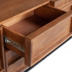 Red Living Sideboard Borro I - Mango massiv / Metall - Mango / Schwarz 11 Red Living Sideboard Borro I - Mango massiv / Metall - Mango / Schwarz -Wohnzimmermöbel boutique en ligne 1000275678 210630 12481800368 DETAILS P000000001000275678