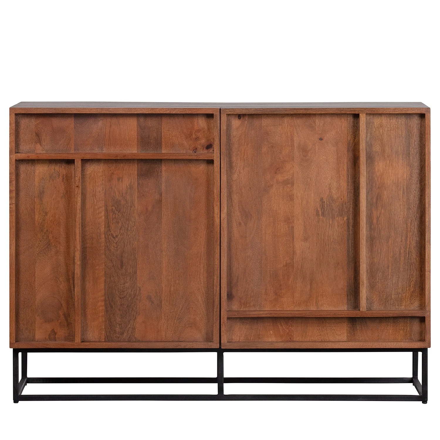 Red Living Kommode Borro II - Mango massiv / Metall - Mango / Schwarz 4 Red Living Kommode Borro II - Mango massiv / Metall - Mango / Schwarz – Bild 4