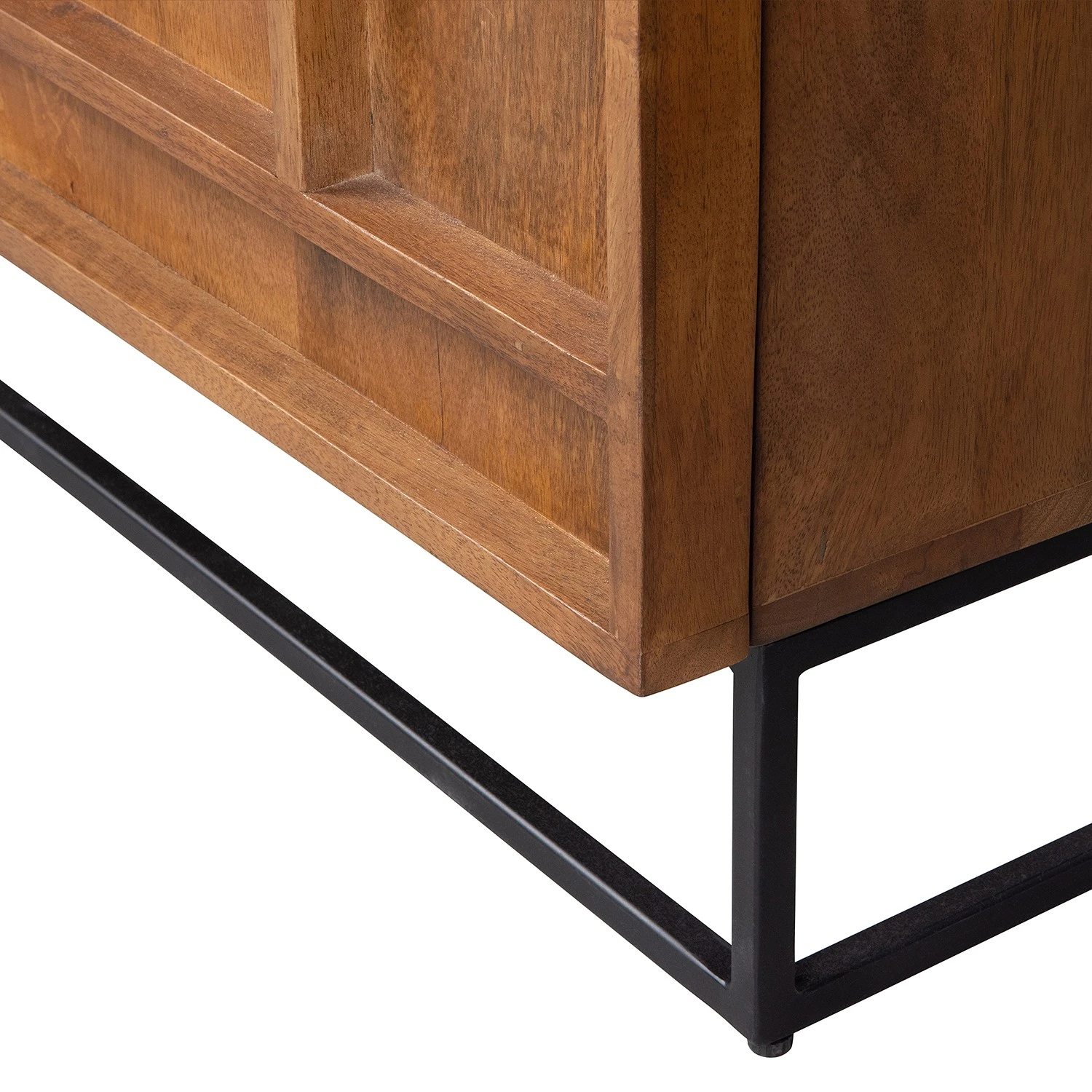 Red Living Kommode Borro II - Mango massiv / Metall - Mango / Schwarz 6 Red Living Kommode Borro II - Mango massiv / Metall - Mango / Schwarz – Bild 6