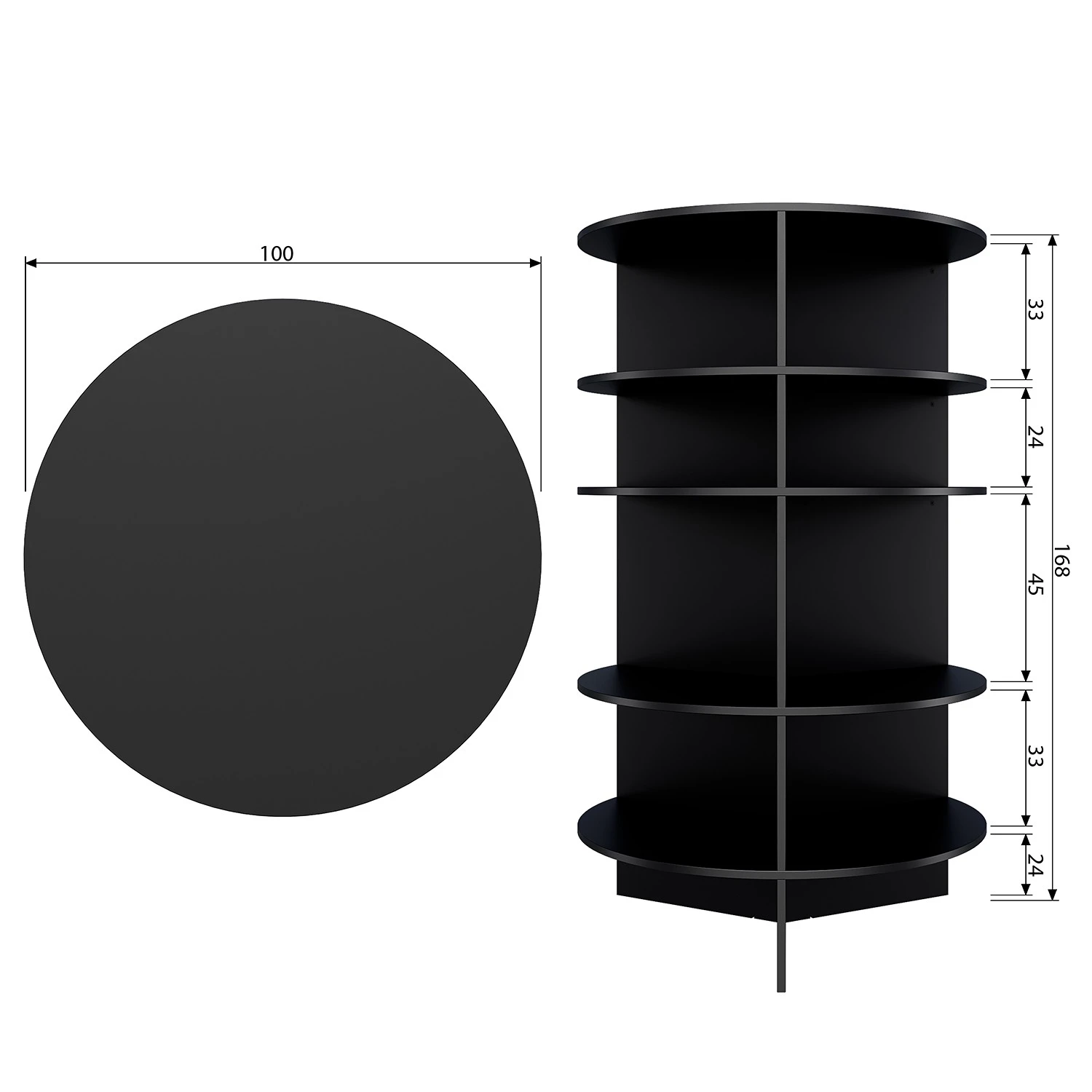 Red Living Regal Kajun - Esche massiv - Esche Schwarz 6 Red Living Regal Kajun - Esche massiv - Esche Schwarz – Bild 6