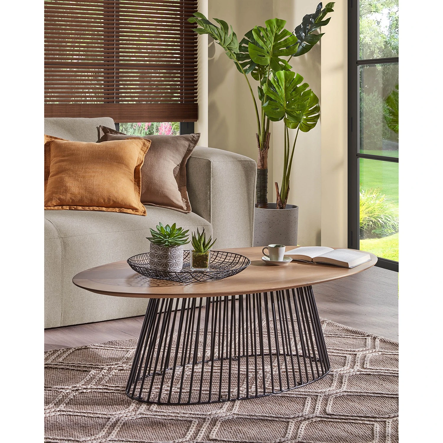 Norrwood Couchtisch Kooskia II - Massivholz Mango / Eisen - Massivholz Mango / Schwarz 2 Norrwood Couchtisch Kooskia II - Massivholz Mango / Eisen - Massivholz Mango / Schwarz – Bild 2