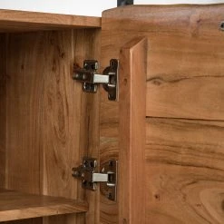 Ars manufacti Sideboard Kaawo - Akazie massiv / Metall - Akazie / Schwarz -Wohnzimmermöbel boutique en ligne 1000276806 220713 060 DETAILS P000000001000276806