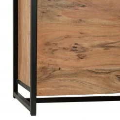 Ars manufacti Sideboard Kaawo - Akazie massiv / Metall - Akazie / Schwarz -Wohnzimmermöbel boutique en ligne 1000276806 220713 070 DETAILS P000000001000276806