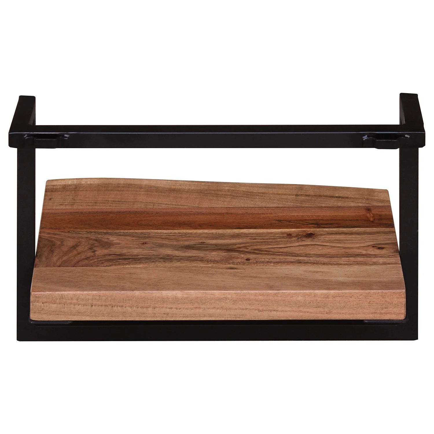 Ars manufacti Wandregal Kaawo I - Akazie massiv / Metall - Akazie / Schwarz - Breite: 45 cm 5 Ars manufacti Wandregal Kaawo I - Akazie massiv / Metall - Akazie / Schwarz - Breite: 45 cm – Bild 5
