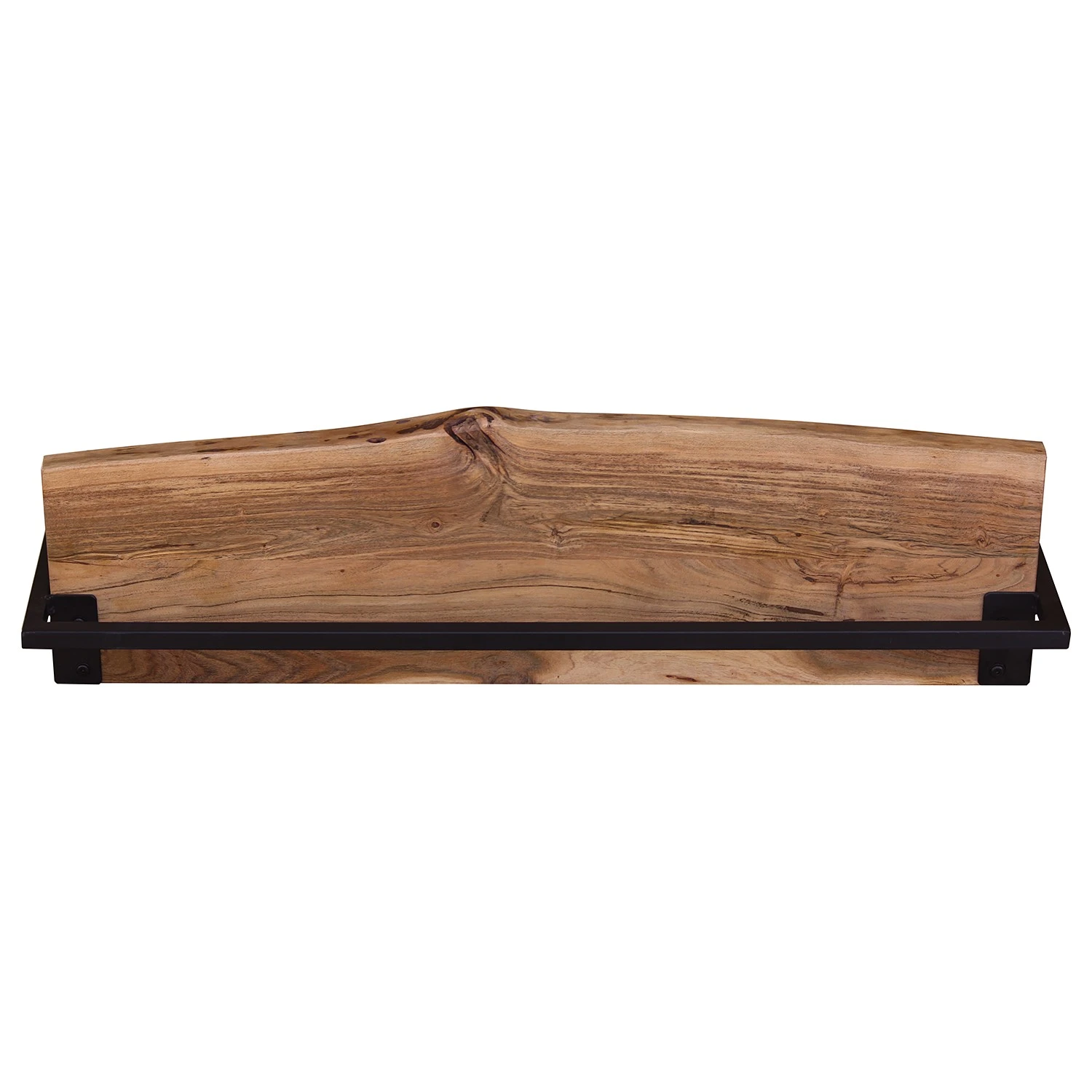 Ars manufacti Wandregal Kaawo I - Akazie massiv / Metall - Akazie / Schwarz - Breite: 100 cm 6 Ars manufacti Wandregal Kaawo I - Akazie massiv / Metall - Akazie / Schwarz - Breite: 100 cm – Bild 6