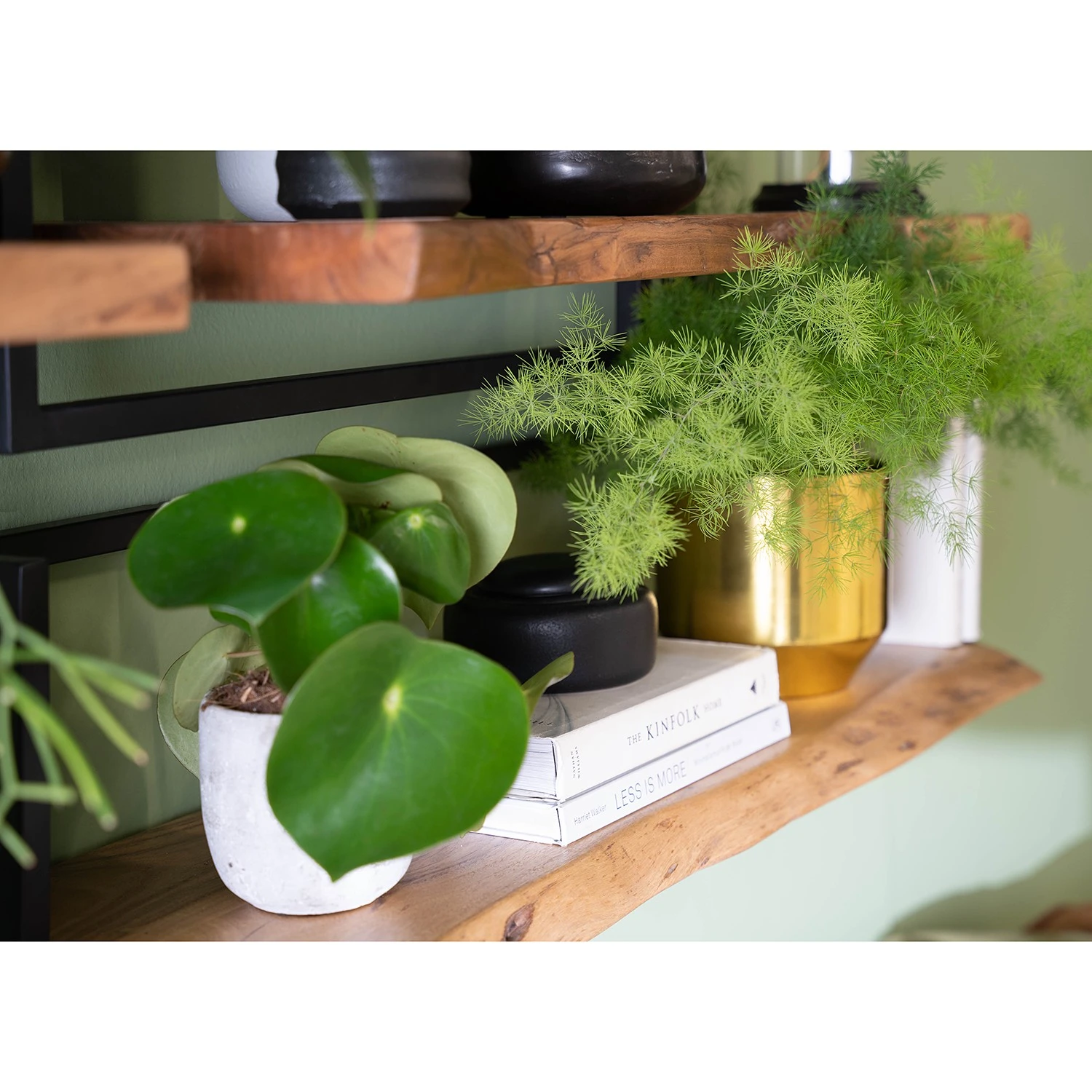 Ars manufacti Wandregal Kaawo I - Akazie massiv / Metall - Akazie / Schwarz - Breite: 100 cm 15 Ars manufacti Wandregal Kaawo I - Akazie massiv / Metall - Akazie / Schwarz - Breite: 100 cm – Bild 15