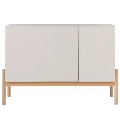 Studio Copenhagen Highboard Cooby - Muschelweiß / Eiche Hell -Wohnzimmermöbel boutique en ligne 1000276945 220713 030 DETAILS P000000001000276945