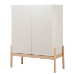 Studio Copenhagen Kommode Cooby - Muschelweiß / Eiche Hell
