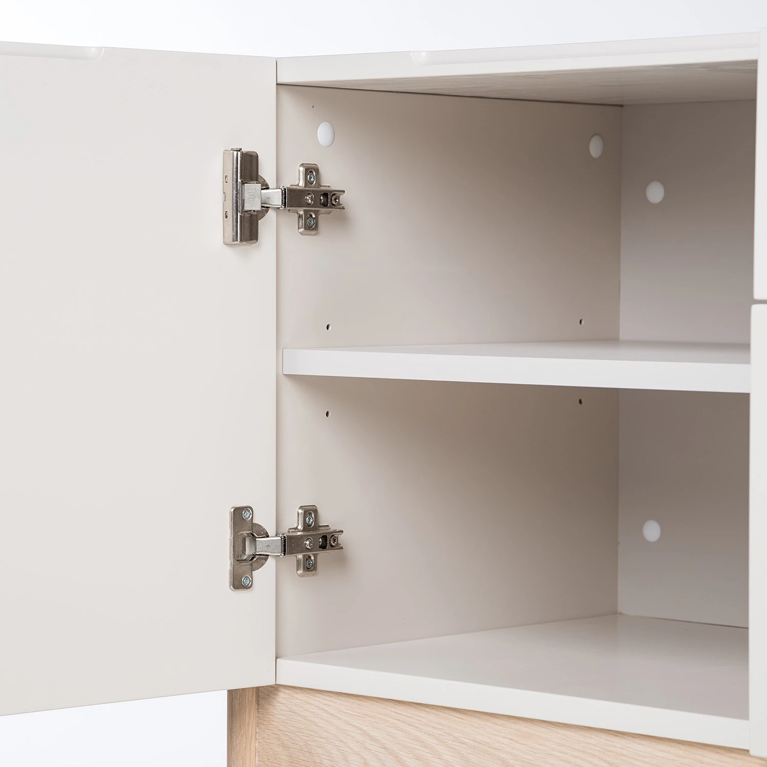 Studio Copenhagen Sideboard Cooby II - Muschelweiß / Eiche Hell 5 Studio Copenhagen Sideboard Cooby II - Muschelweiß / Eiche Hell – Bild 5