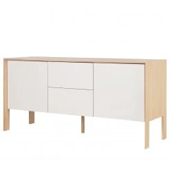 Studio Copenhagen Sideboard Maayka I - Eiche teilmassiv - Mushroom Creme / Eiche Hell