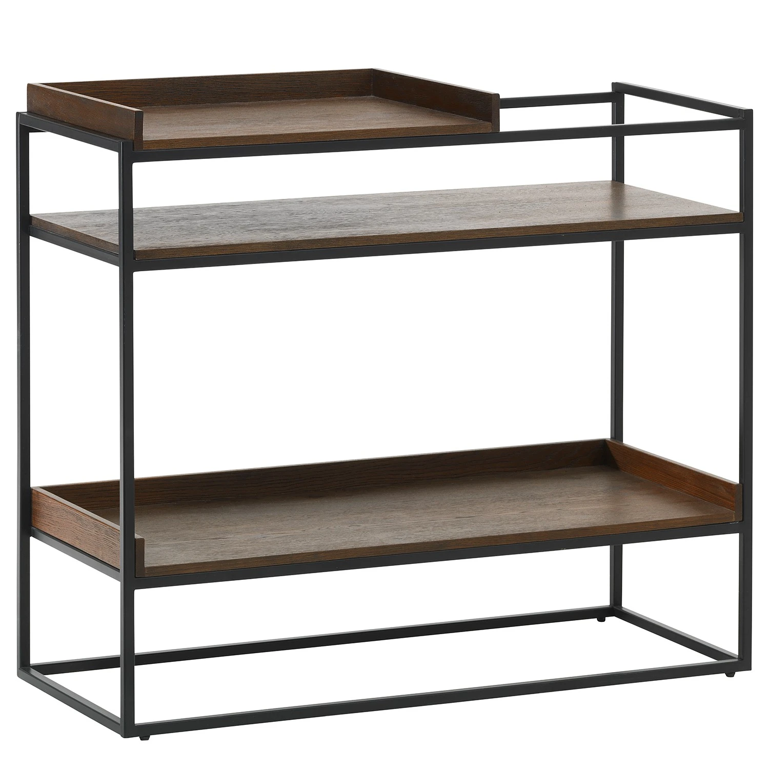 Red Living Konsolentisch Ratho - Echtholzfurnier / Metall - Raucheiche / Schwarz 1 Red Living Konsolentisch Ratho - Echtholzfurnier / Metall - Raucheiche / Schwarz